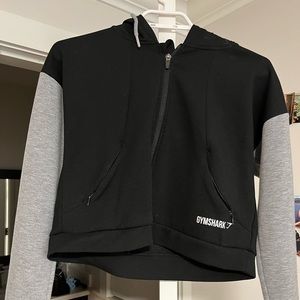 Gymshark Cropped Zip Up Hoodie